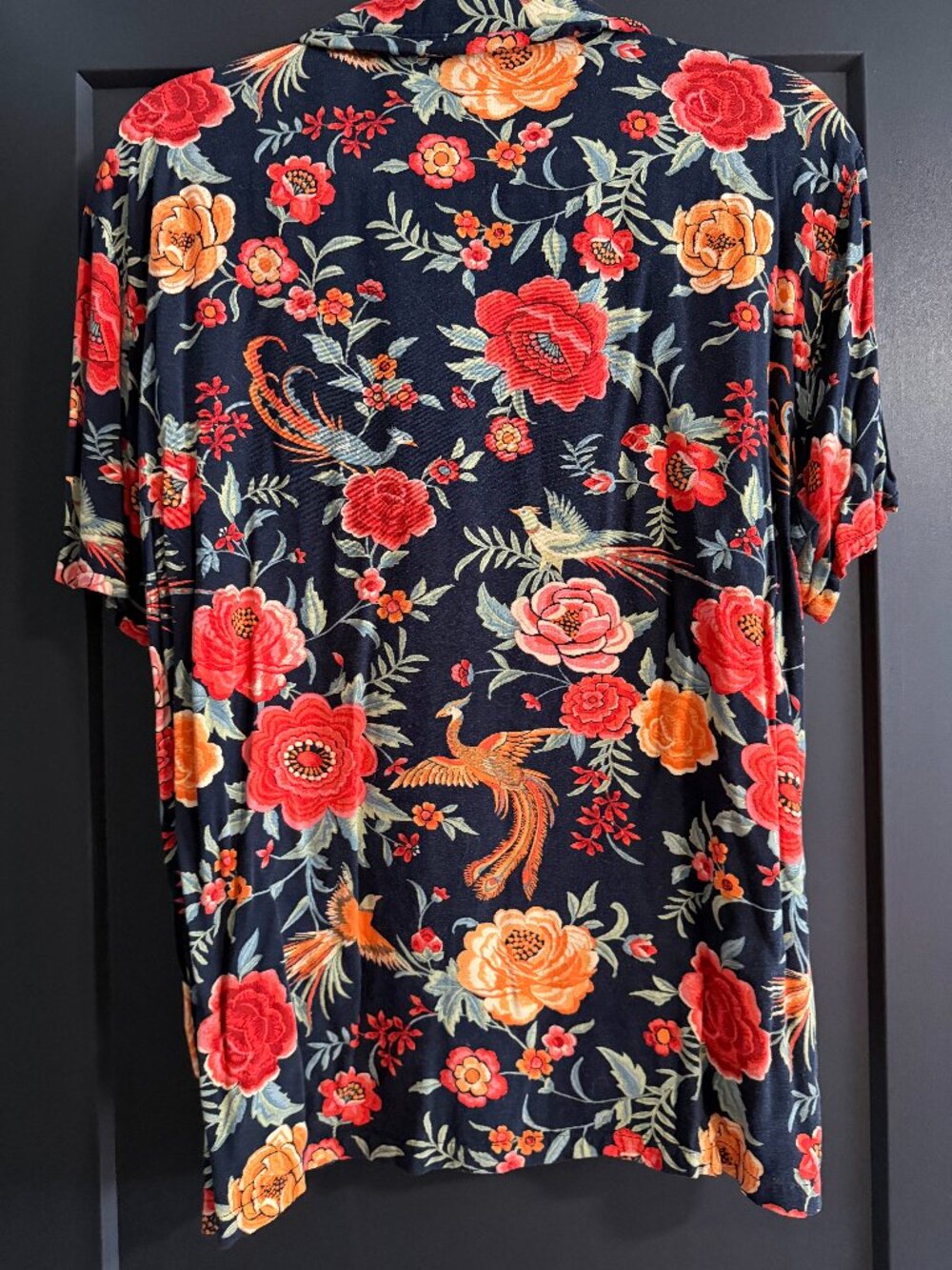 Forever 21 Floral Button Down sz XL